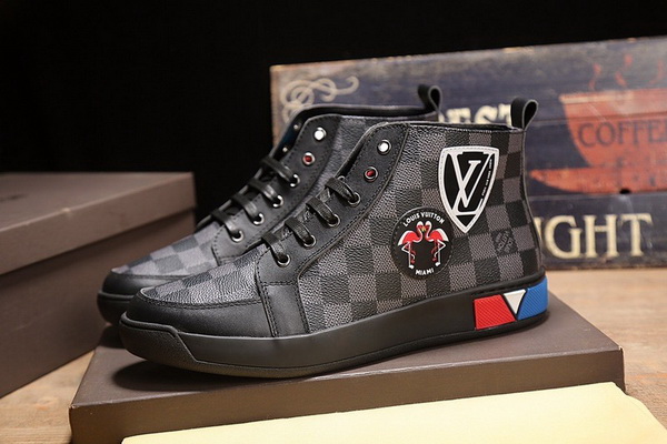 LV High-Top Fashion Men Shoes--088